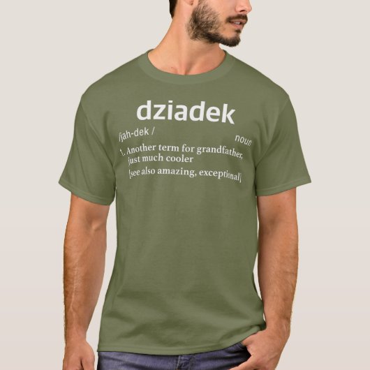 Mens Dziadek T s Opa s Großvater in Polnisch T-Shirt (Vorderseite)