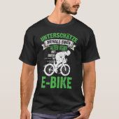 Mens E Bike Bicycle Old Man Sprichwort Herren Ebik T-Shirt (Vorderseite)