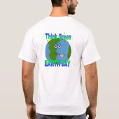Mens Earth Day T - Shirt (Rückseite)