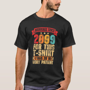 Mens Ehe Seit 2009 12. Hochzeitstag T-Shirt