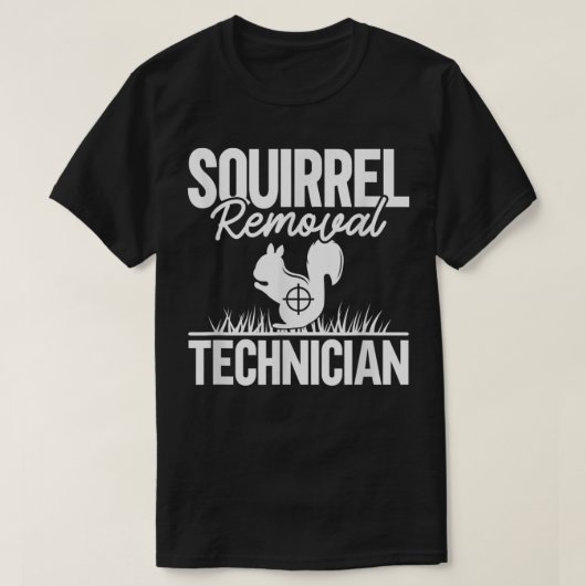 Mens Eichhörnchenentzug Techniker Funny Squirrel H T-Shirt (Design vorne)