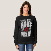 Mens Eigener Grillburger Sweatshirt (Vorne ganz)
