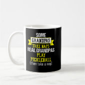 Mens Einige Grandpas Nickerchen Funny Pickleball Z Kaffeetasse (Links)
