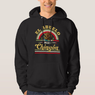 Mens El Abuelo Mas Chingon Funny mexikanische Flag Hoodie