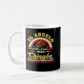 Mens El Abuelo Mas Chingon Funny mexikanische Flag Kaffeetasse (Links)