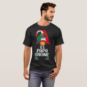 Mens El Papa Gnome mexikanische Flagge Gnome Vater T-Shirt (Vorne ganz)