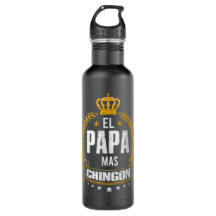 Mens El Papa Mas Chingon - Der sonnigste mexikanis Edelstahlflasche