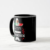 Mens El Papa Mas Chingon Tasse (Vorderseite Links)