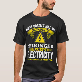 Mens Electrician Funny Lineman T-Shirt