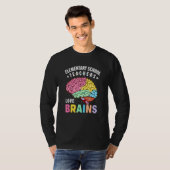 Mens Elementary Teacher Liebe Brain School T-Shirt (Vorne ganz)