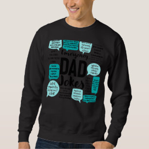 Mens Emergency Vater Jokes Zitat Daddy Puns Spaß F Sweatshirt