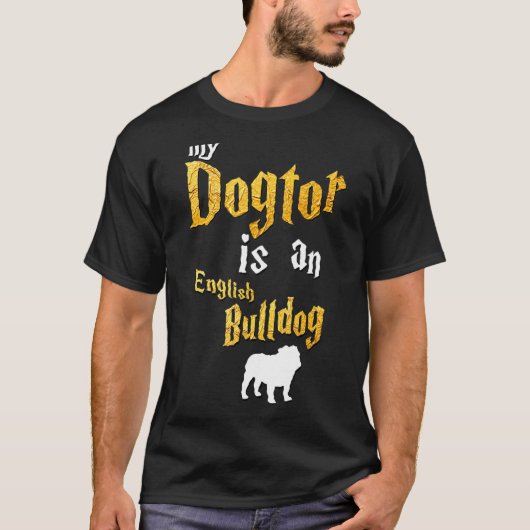 Mens English Bulldog English Bulldog T-Shirt (Vorderseite)