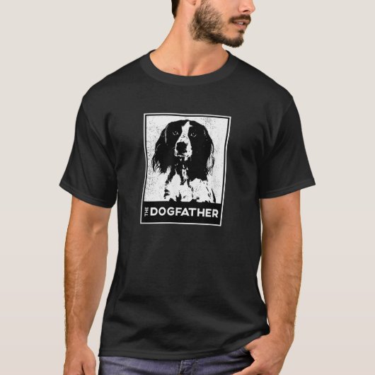 Mens English Springer Spaniel The Dog father Dog D T-Shirt (Vorderseite)