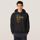 Mens Epic Husband seit 1965 Wedding Anniversarry Hoodie (Vorne ganz)