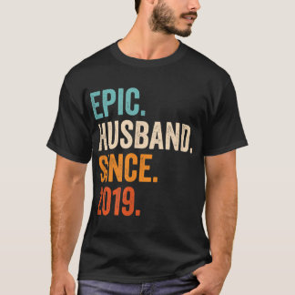 Mens Epic Husband Seit 2019 T-Shirt