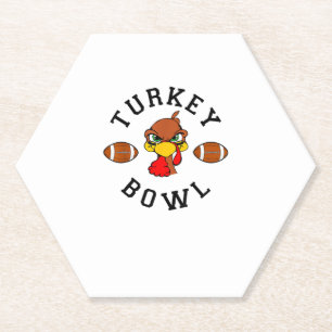 Mens Erntedank Football Türkei Bowl Shirt für M Untersetzer