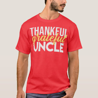 Mens Erntedank Grateful Onkel T-Shirt