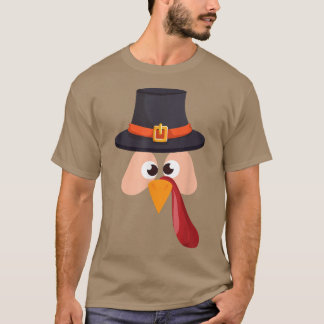 Mens Erntedank Pilgrim Turkey Girl Kostüm T-Shirt