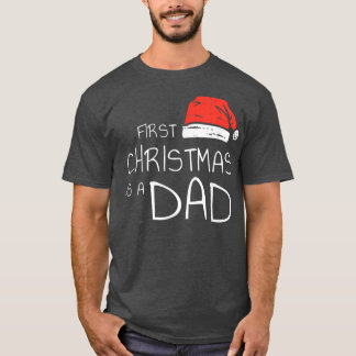 Mens erste Weihnachten als Vater Funny Weihnachtsm T-Shirt