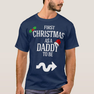Mens Erster Weihnachtsmann, um schwanger zu sein A T-Shirt