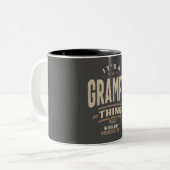 Mens Es ist ein grauenhafter Ding Funny Vater Opa Zweifarbige Tasse (Vorderseite Links)