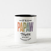 Mens Es ist ein Papaw Thing Funny Vater Opa Zweifarbige Tasse (Mittel)