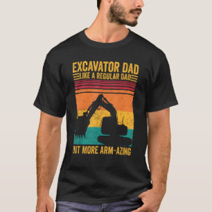 Mens Excavator Operator HEO Bagger Vater regelmäßi T-Shirt