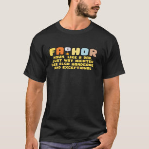 Mens Fa Thor Funny Vikings Vatertag Geschenk T-Shirt