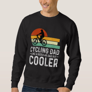Mens fahren Vater wie ein regelmäßiger Vater, aber Sweatshirt