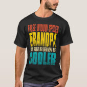 Mens False Widow Spider Opa wie ein normales Grand T-Shirt (Vorderseite)