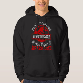 Mens Family Matching Big Brother Dinosaurier Chris Hoodie
