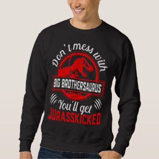Mens Family Matching Big Brother Dinosaurier Chris Sweatshirt