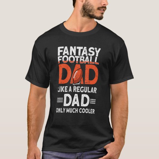 Mens Fantasy Football Vater Fantasy Football 3 T-Shirt (Vorderseite)