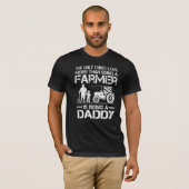 Mens Farm Tractor Retro Bauer Daddy Vater T-Shirt (Vorne ganz)