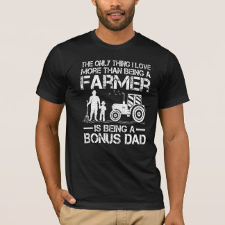 Mens Farm Traktor Retro Bauer Bonus Vater Fauna T-Shirt