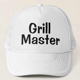 Mens Fashion Baseball GRILL MASTER Truckerkappe