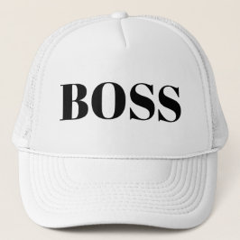 Mens Fashion Funny Novelty Baseball BOSS Truckerkappe