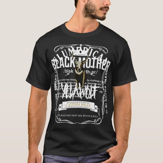 Mens_Fashion_Yelawolf_Cool_Tshirt_Black T-Shirt (Vorderseite)
