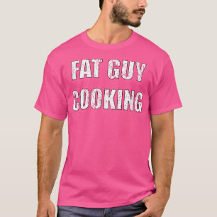 Mens Fat Typ Kochen Funny Distressed Cook T-Shirt