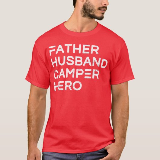 Mens Father Husband Camper Hero Inspiration Pommes T-Shirt (Vorderseite)