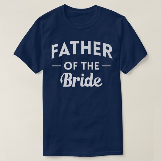 Mens Father Of The Bride Bachelor Party T-Shirt (Design vorne)