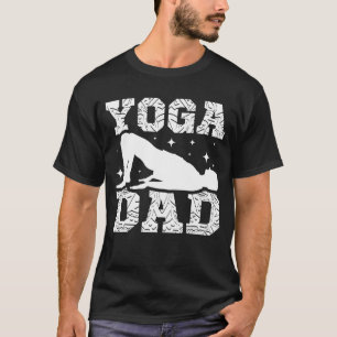 Mens Fathers Day Daddy Yoga Vater Vater Vater T-Shirt