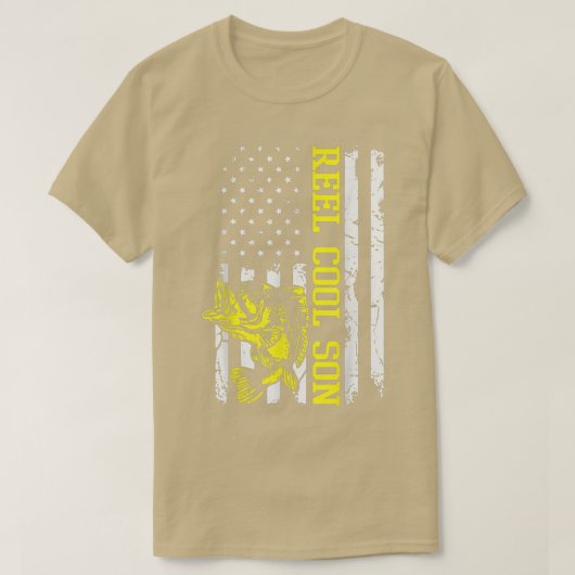 Mens Fathers Day Flag USA Flag Amerika  T-Shirt (Design vorne)