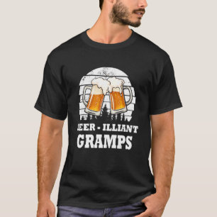Mens Fathers Day Geschenk Bier Illiant Gramps Drin T-Shirt
