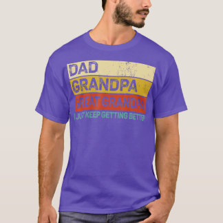 Mens Fathers Day-Geschenk von Grandkids Vater Opa T-Shirt