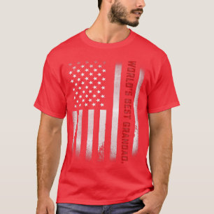 Mens Fathers Day Gift T-Shirt World's Best Grandad