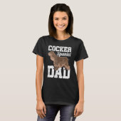 Mens Fathers Day Hund Cocker Spaniel Vater Pet Coc T-Shirt (Vorne ganz)