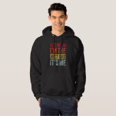 Mens Fathers Day Its Me Hi Im The Best Dad Its Me Hoodie (Vorne ganz)