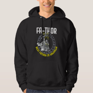 Mens Fathor Thunder Vater Herausgeber Mythos Beste Hoodie