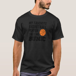 Mens Favorite Basketball Player ruft Me Bunic Rom T-Shirt
